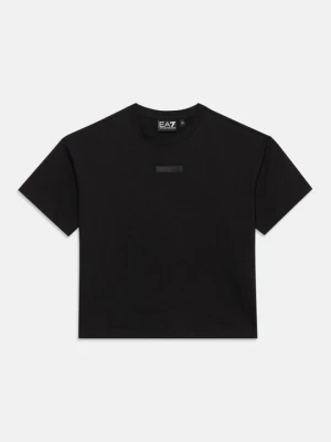 T-shirt z nadrukiem EA7 Emporio Armani czarny