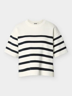 T-shirt z nadrukiem ECOALF granatowy