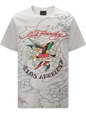 T-shirt z nadrukiem Ed Hardy