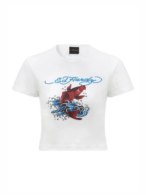 T-shirt z nadrukiem Ed Hardy