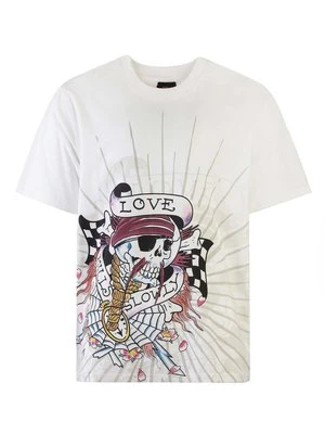 T-shirt z nadrukiem Ed Hardy
