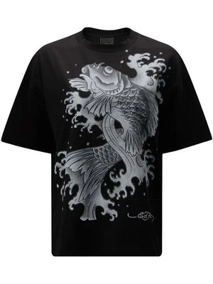 T-shirt z nadrukiem Ed Hardy