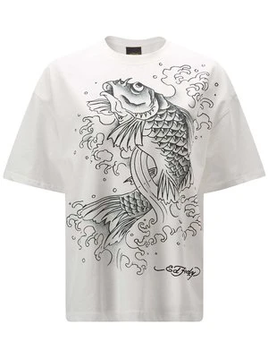 T-shirt z nadrukiem Ed Hardy