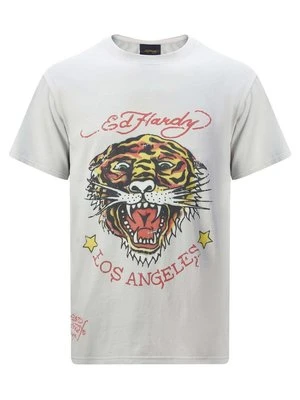 T-shirt z nadrukiem Ed Hardy