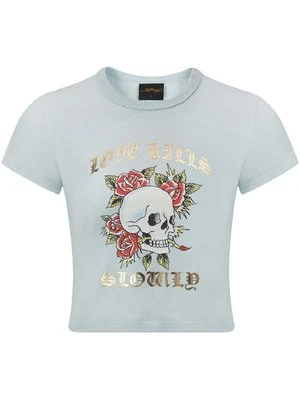 T-shirt z nadrukiem Ed Hardy