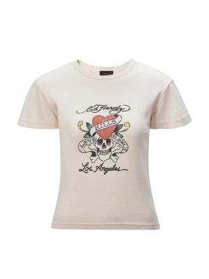 T-shirt z nadrukiem Ed Hardy