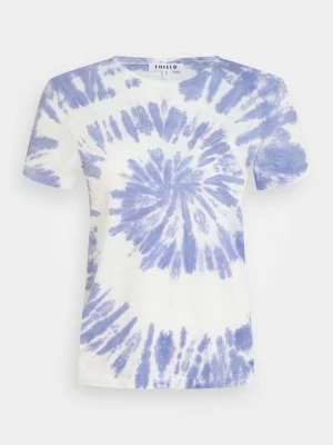 T-shirt z nadrukiem EDITED niebieski