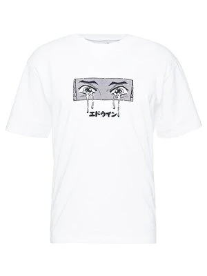T-shirt z nadrukiem Edwin