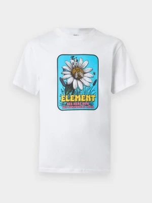 T-shirt z nadrukiem Element biały