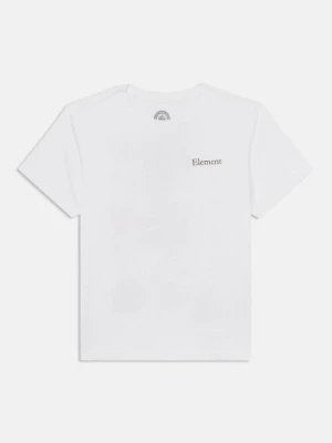 T-shirt z nadrukiem Element biały