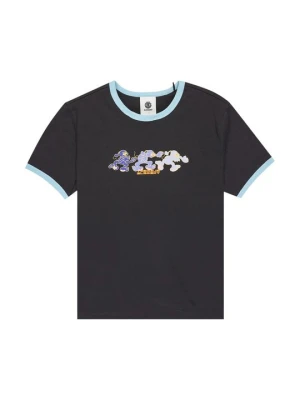 T-shirt z nadrukiem Element czarny