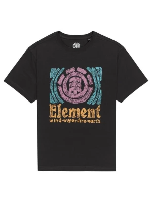 T-shirt z nadrukiem Element czarny
