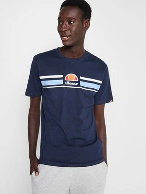 T-shirt z nadrukiem Ellesse granatowy