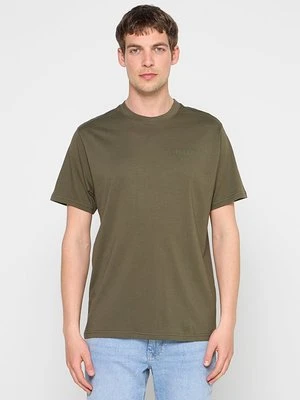 T-shirt z nadrukiem Ellesse khaki