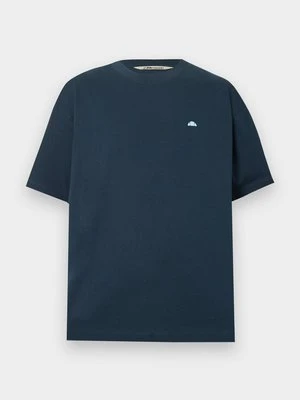 T-shirt z nadrukiem Ellesse granatowy