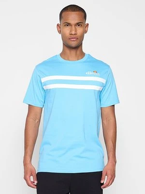 T-shirt z nadrukiem Ellesse niebieski