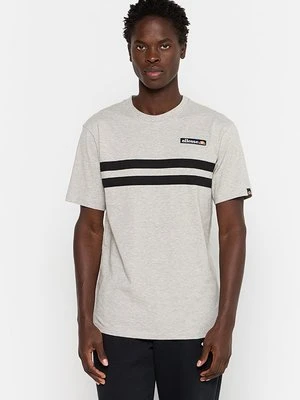 T-shirt z nadrukiem Ellesse szary