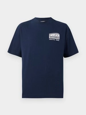 T-shirt z nadrukiem Ellesse granatowy
