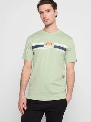 T-shirt z nadrukiem Ellesse zielony
