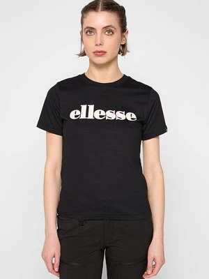 T-shirt z nadrukiem Ellesse czarny
