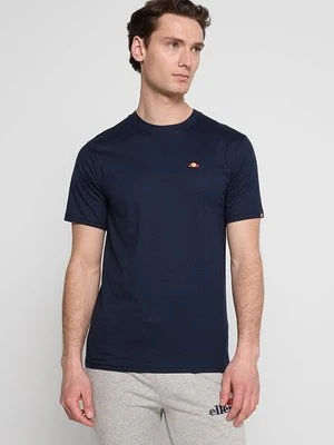 T-shirt z nadrukiem Ellesse granatowy