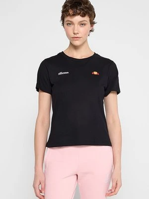 T-shirt z nadrukiem Ellesse czarny