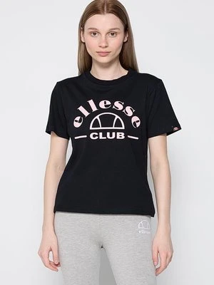 T-shirt z nadrukiem Ellesse czarny