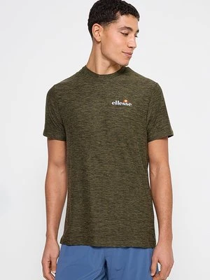 T-shirt z nadrukiem Ellesse khaki
