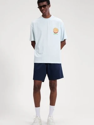 T-shirt z nadrukiem Ellesse jasnoniebieski
