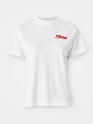 T-shirt z nadrukiem Ellesse biały