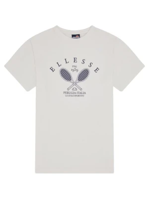 T-shirt z nadrukiem Ellesse biały