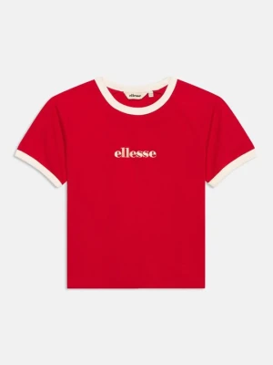 T-shirt z nadrukiem Ellesse czerwony