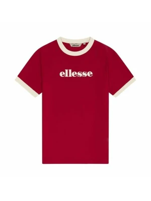T-shirt z nadrukiem Ellesse czerwony