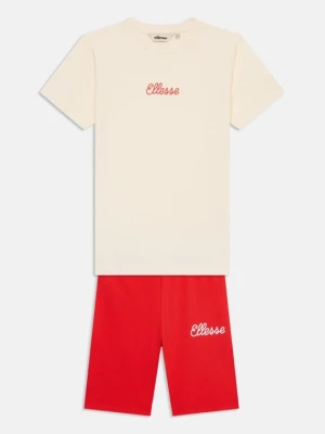T-shirt z nadrukiem Ellesse czerwony