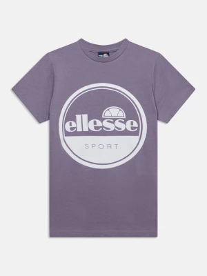T-shirt z nadrukiem Ellesse fioletowy