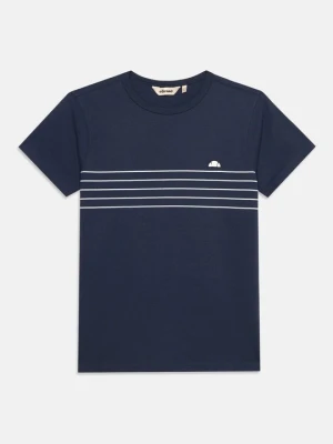 T-shirt z nadrukiem Ellesse granatowy
