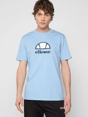 T-shirt z nadrukiem Ellesse jasnoniebieski