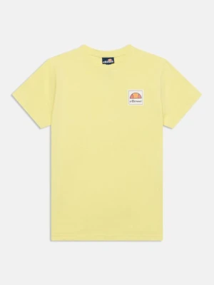 T-shirt z nadrukiem Ellesse jasnożółty