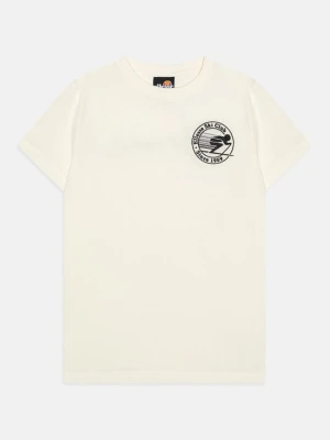 T-shirt z nadrukiem Ellesse mleczny