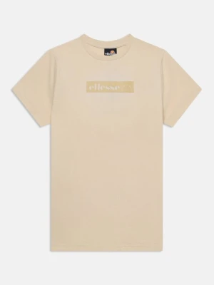 T-shirt z nadrukiem Ellesse mleczny