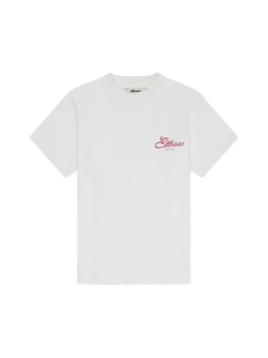 T-shirt z nadrukiem Ellesse mleczny