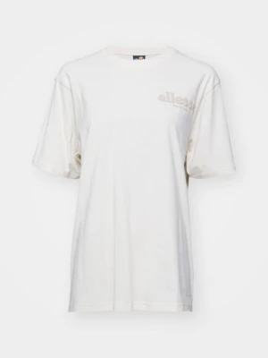 T-shirt z nadrukiem Ellesse mleczny