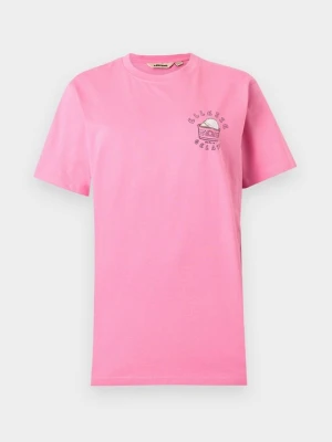 T-shirt z nadrukiem Ellesse różowy