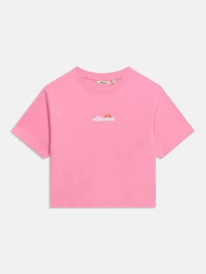 T-shirt z nadrukiem Ellesse różowy