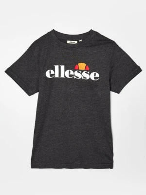 T-shirt z nadrukiem Ellesse szary
