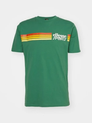 T-shirt z nadrukiem Ellesse zielony