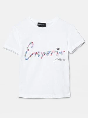 T-shirt z nadrukiem Emporio Armani