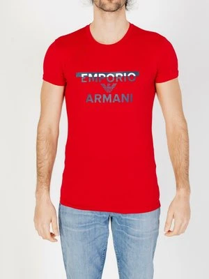 T-shirt z nadrukiem Emporio Armani