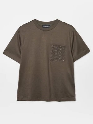 T-shirt z nadrukiem Emporio Armani