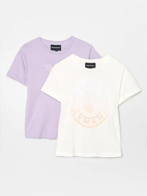 T-shirt z nadrukiem Emporio Armani